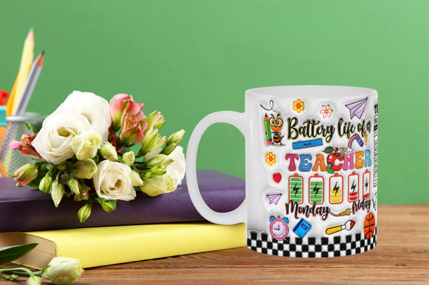 Inflated Inspirations:  The Whimsical Mug Collection for Teachers