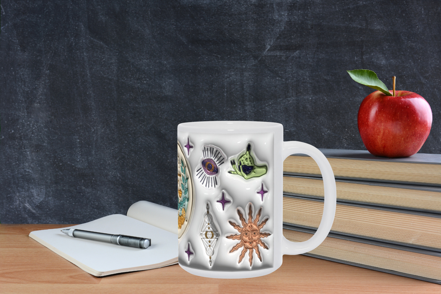 Cosmic Brew:  Inflated Zodiac Sign Mugs – “Libra”