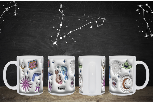 Cosmic Brew:  Inflated Zodiac Sign Mugs – “Taurus”