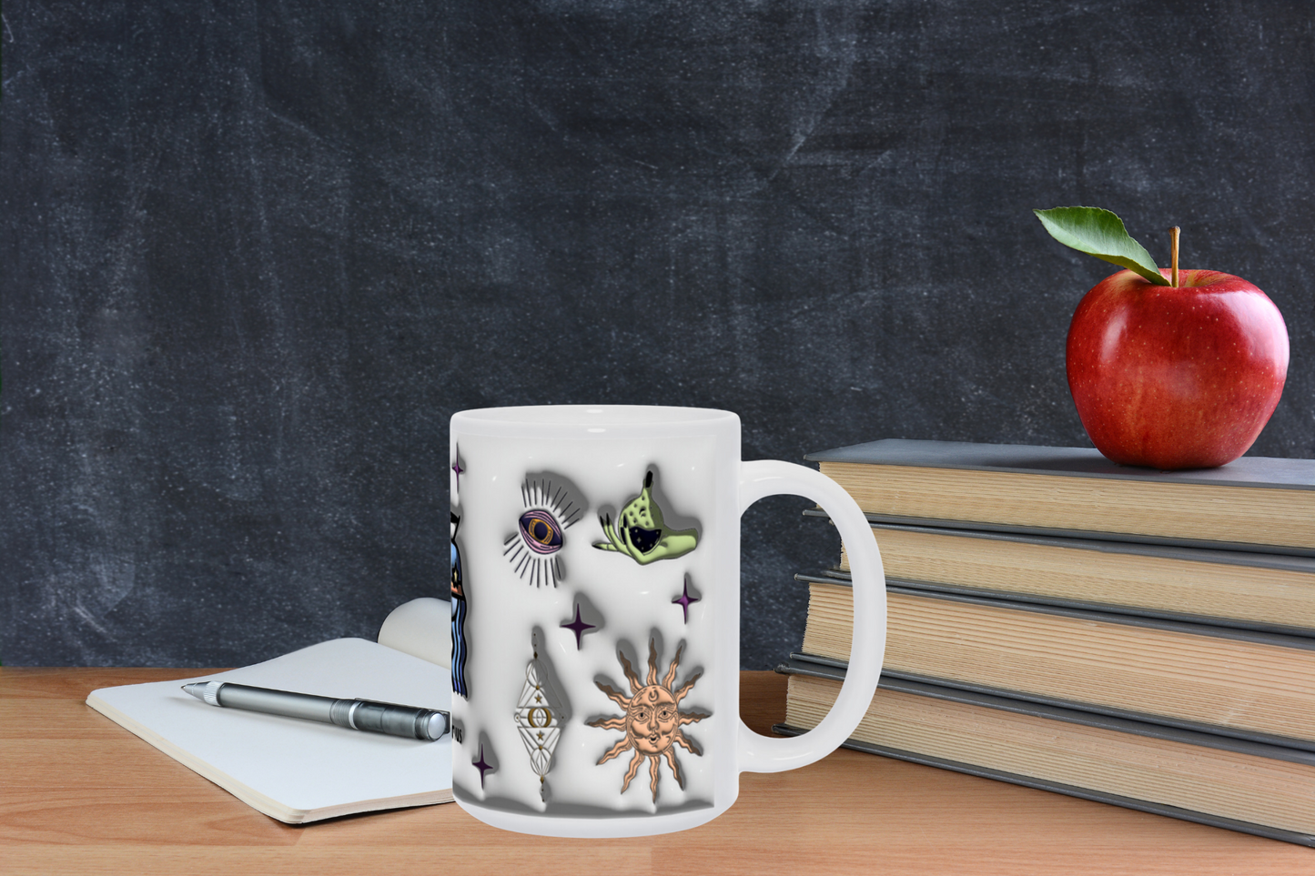 Cosmic Brew:  Inflated Zodiac Sign Mugs – “Sagittarius”