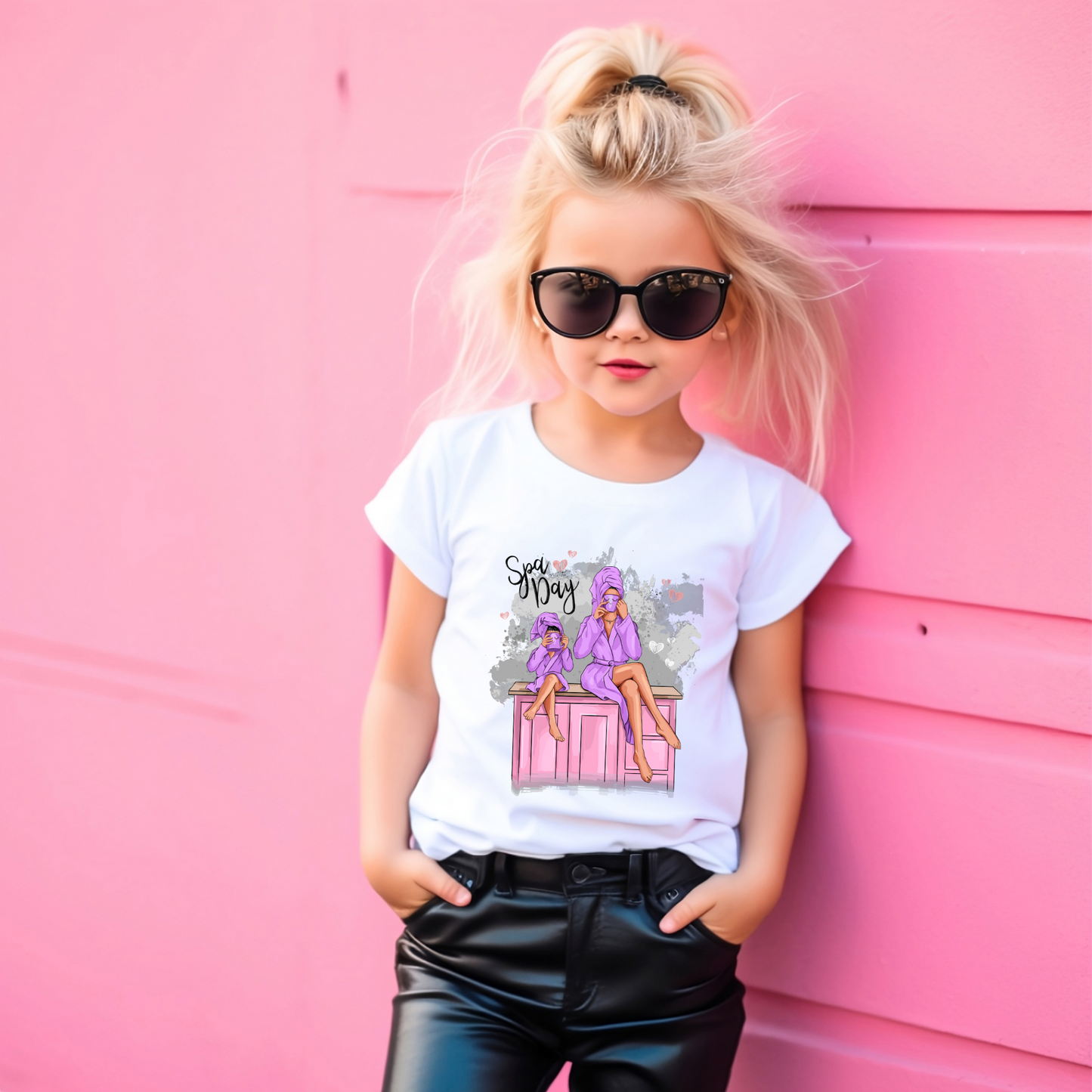 Dress Your Young Ones in Style with Our Customizable Spa Day Youth Tee - Perfect for Play and Comfort!