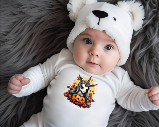 Infant Halloween Unicorn Long Sleeve Onesie