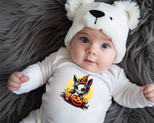 Infant Halloween Unicorn Long Sleeve Onesie