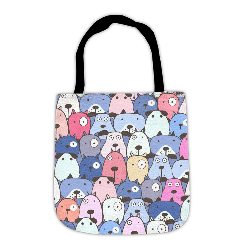 Tapestry Tote Cute Dog Bag, Pastel Hobo Bag, Tapestry Shoulder Bag, Jacquard Woven Tote Bag, Tapestry Tote Kids, Grocery Bags Art, Dog Mom Totes, All Over Print Bags, Dog Lover Tote Bags (Copy)