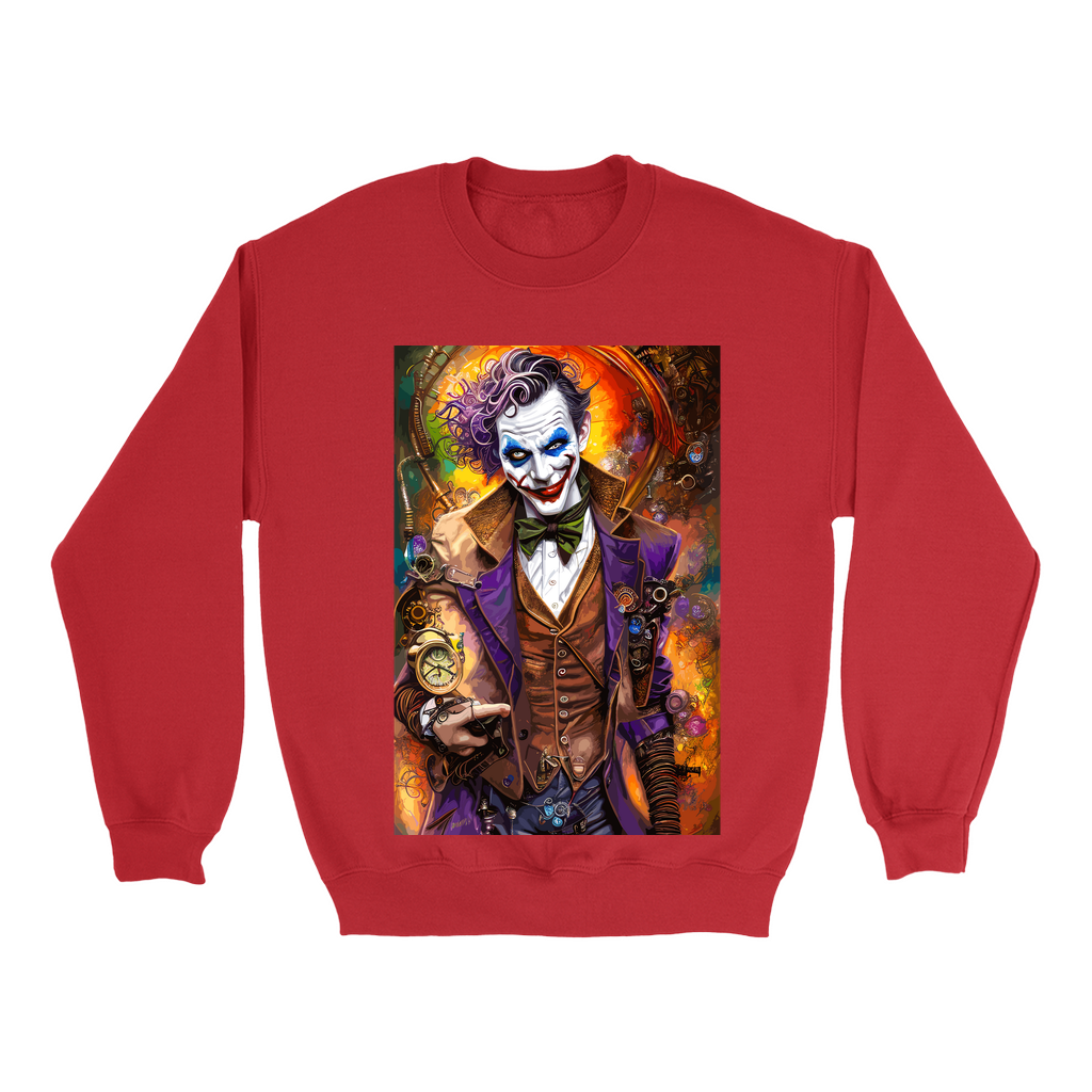 Steampunk Joker Sweatshirt, for a casual look or special occasions like Halloween