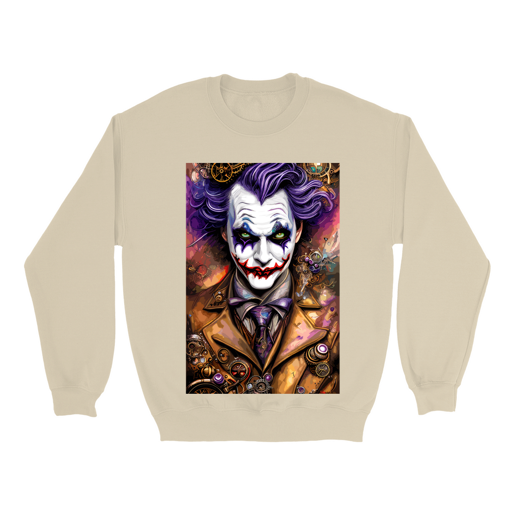 Steampunk Joker Sweatshirt, for a casual look or special occasions like Halloween!