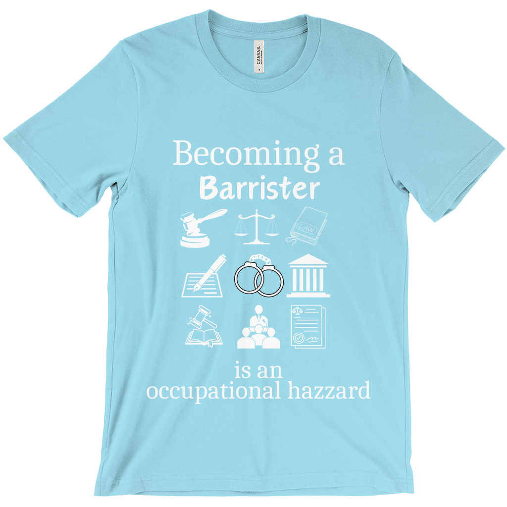 Legally Bold:  The Ultimate Law Profession T-shirt - "Barrister"