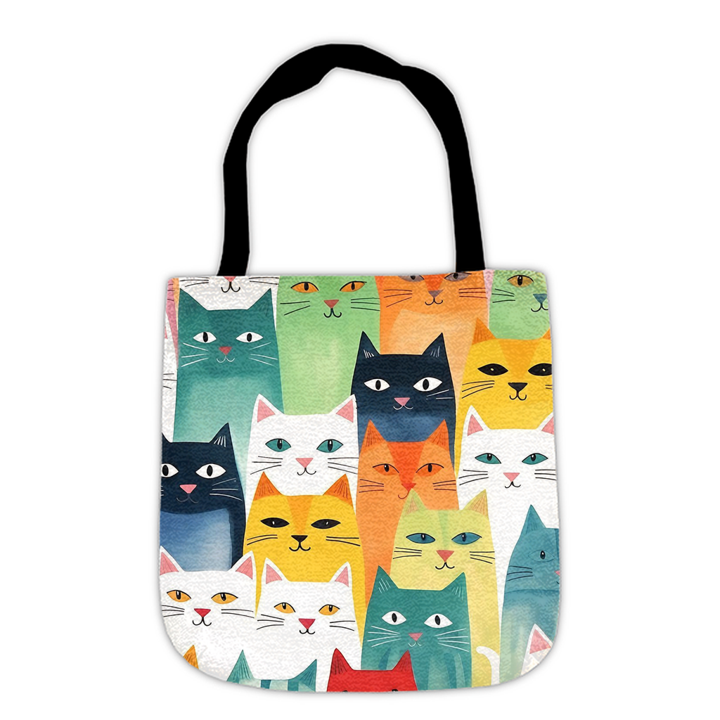 Tapestry Tote Cute Cat Bag Ginger Cat Hobo Bag Tapestry Shoulder Bag Jacquard Woven Tote Bag Tapestry Tote Kids Grocery Bags Art Cat Mom