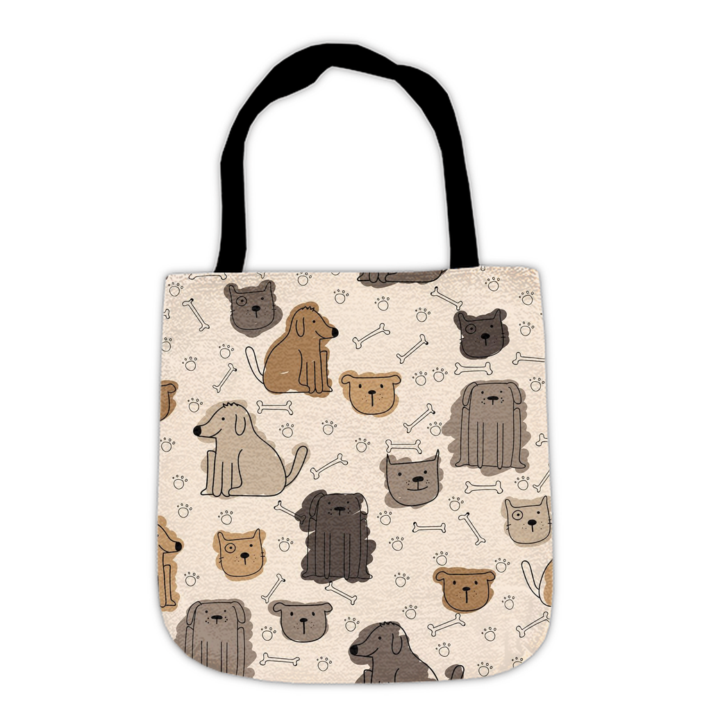 Tapestry Tote Cute Dog Bag, Beige Hobo Bag, Tapestry Shoulder Bag, Jacquard Woven Tote Bag, Tapestry Tote Kids, Grocery Bags Art, Dog Mom Totes, All Over Print Bags, Dog Lover Tote Bags