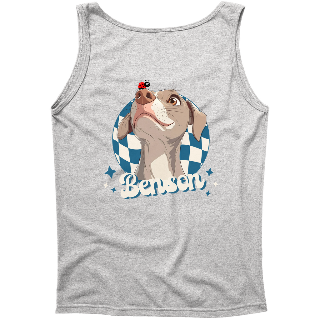 Bella + Canvas 3480 Unisex Jersey Tank – Whimsical Animal & Insect Portrait.