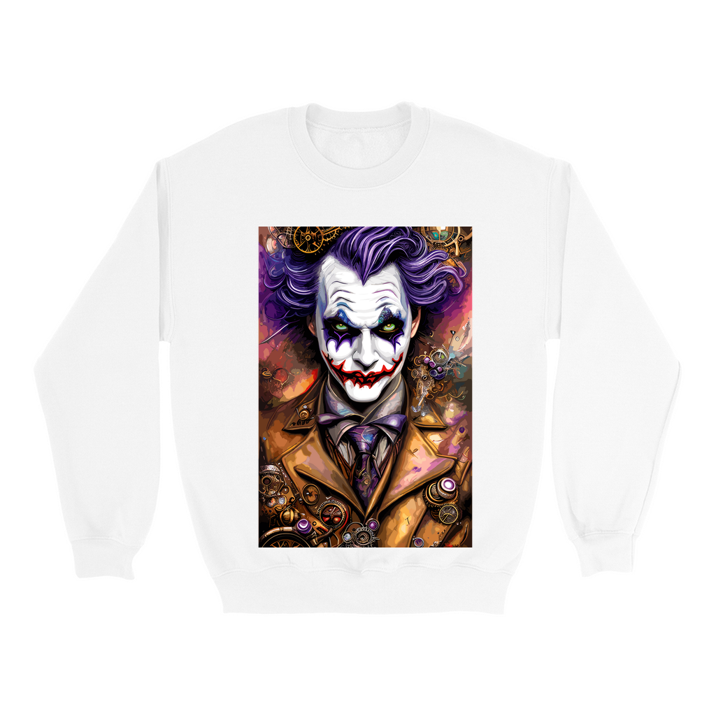 Steampunk Joker Sweatshirt, for a casual look or special occasions like Halloween!