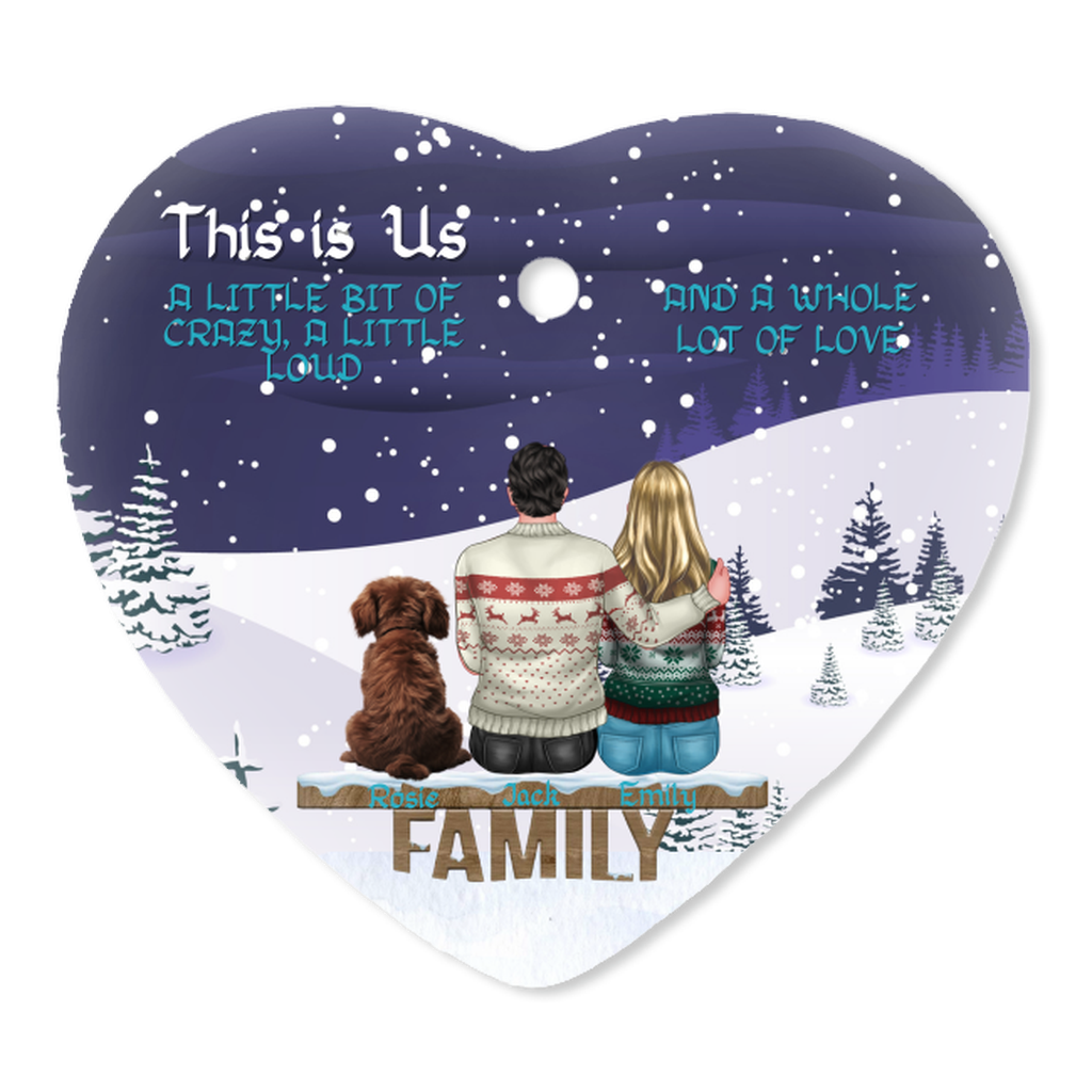 Personalized and Customized Christmas Porcelain Ornaments