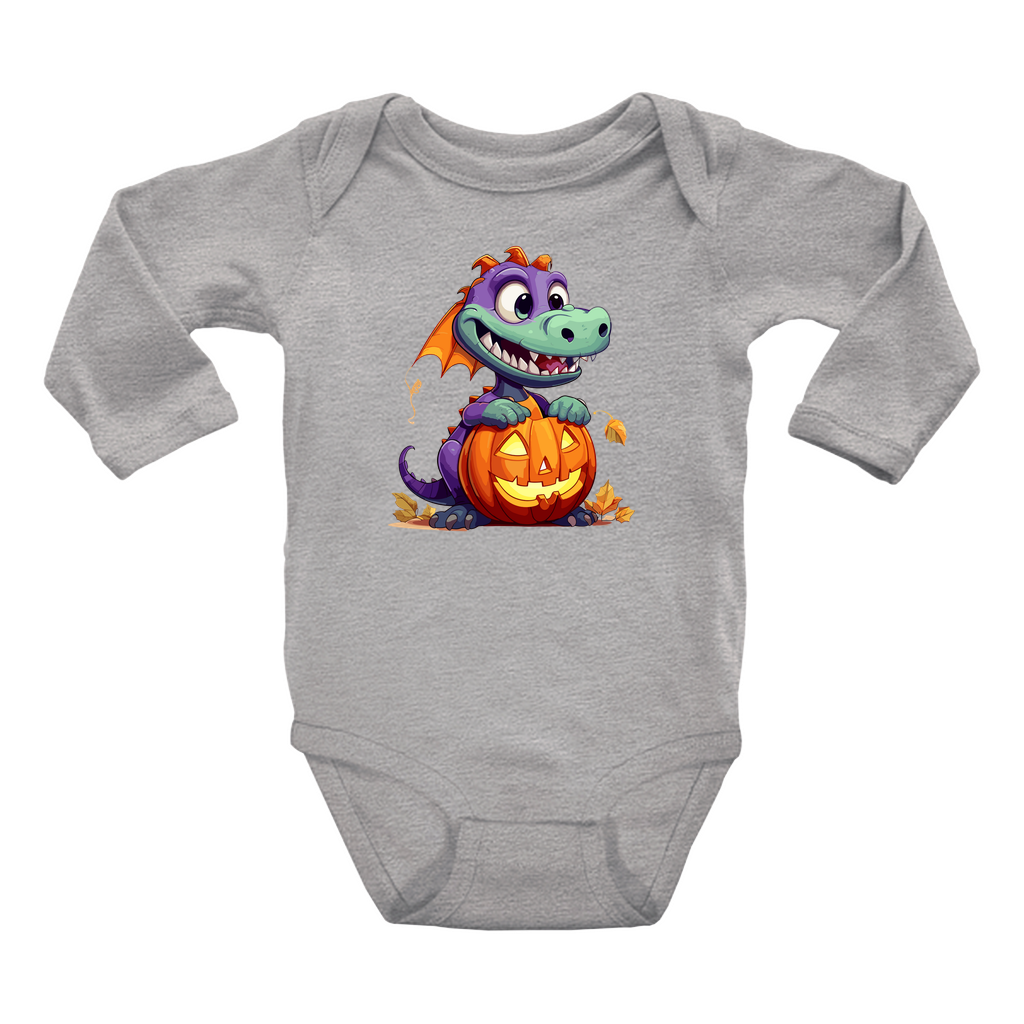 Infant Halloween Dinosaur Long Sleeve Onesie