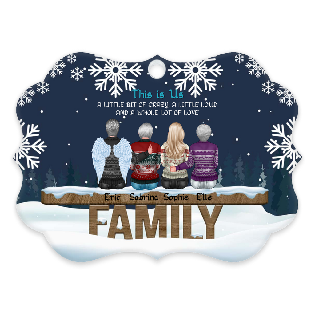 Custom Acrylic Ornaments:  Your Family's Unique Christmas Story in Every Detail!