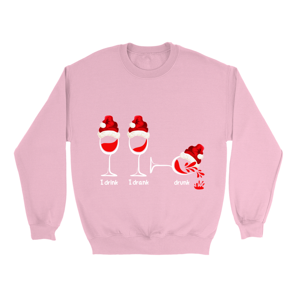 Sip, Savour, Celebrate: Unveil the Festive Spirit with Our “I Drink, I Drank, Drunk” Christmas Sweatshirts - a Touch of Holiday Cheer!