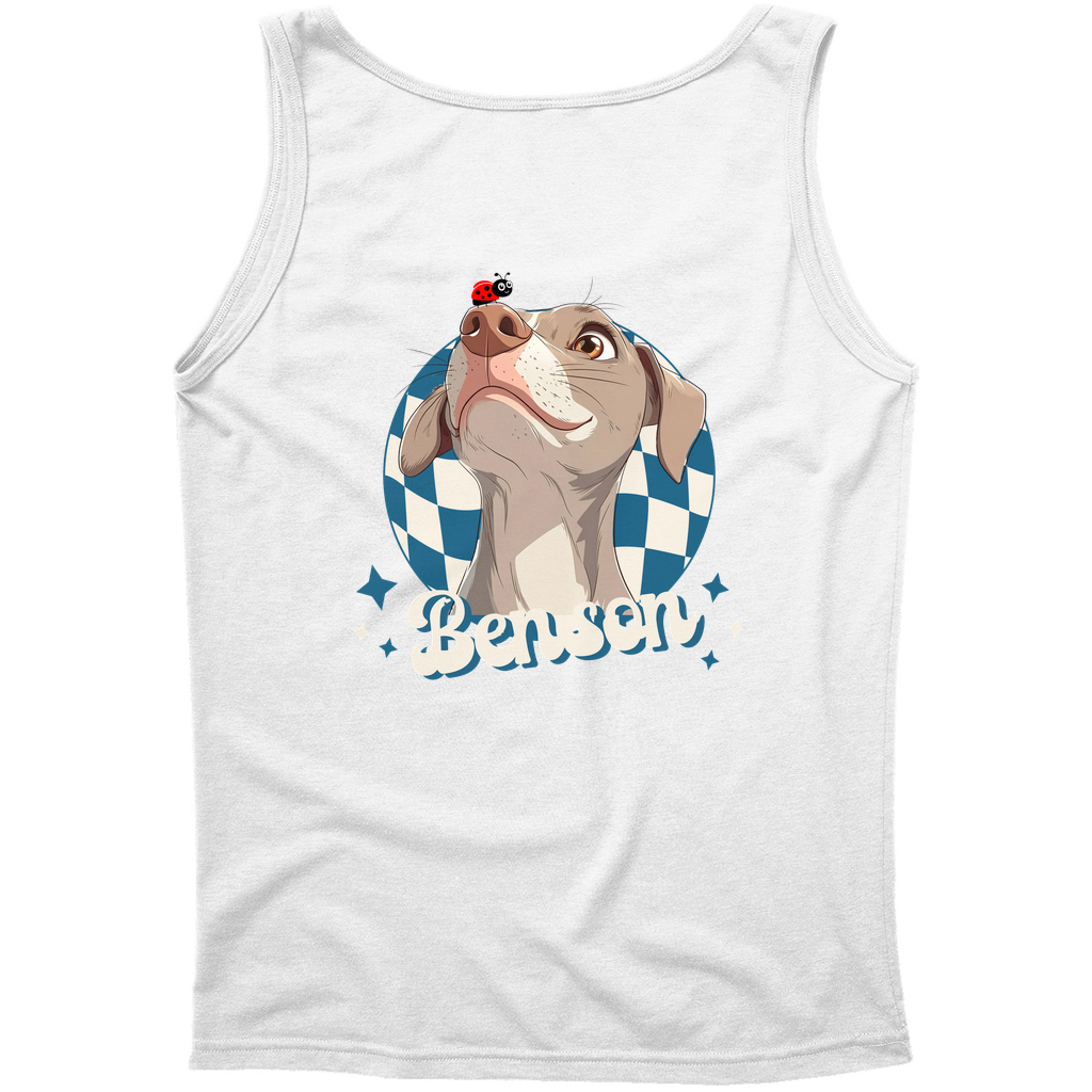 Bella + Canvas 3480 Unisex Jersey Tank – Whimsical Animal & Insect Portrait.