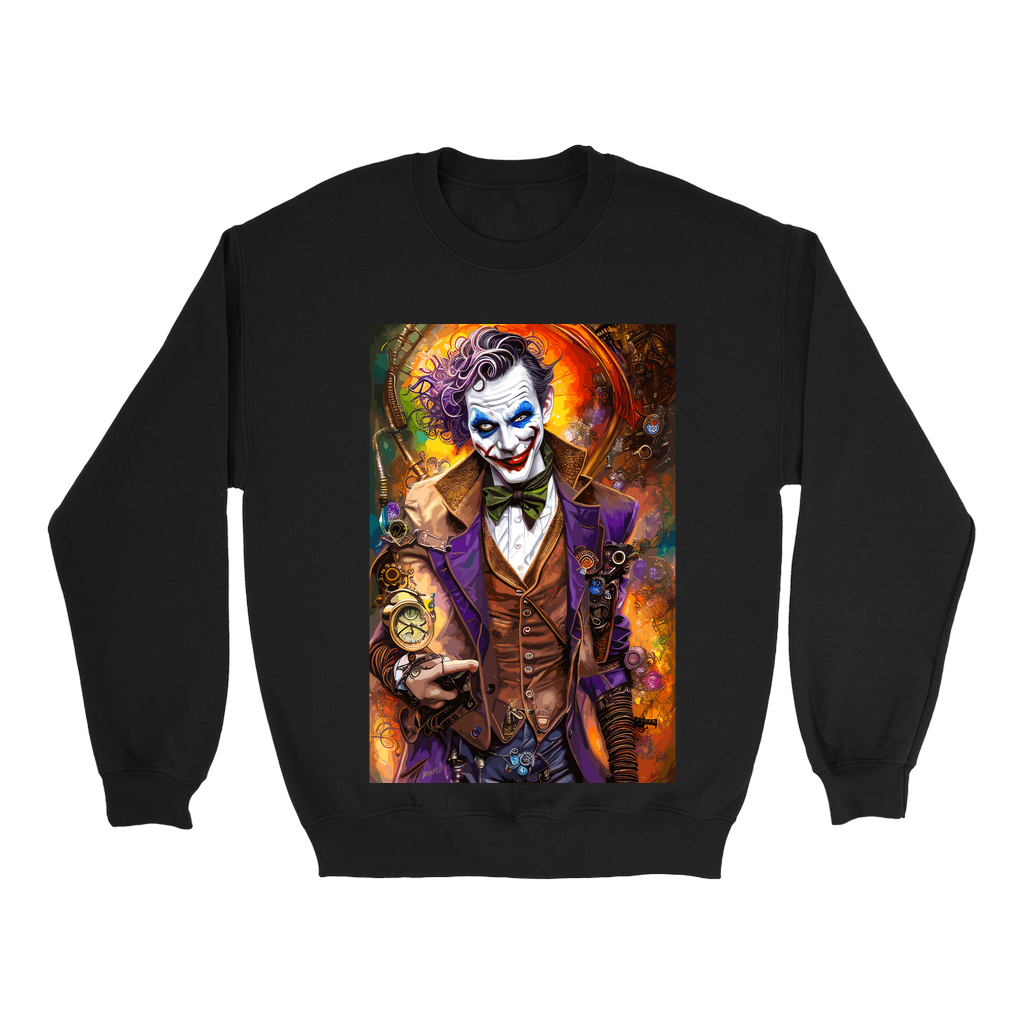 Steampunk Joker Sweatshirt, for a casual look or special occasions like Halloween