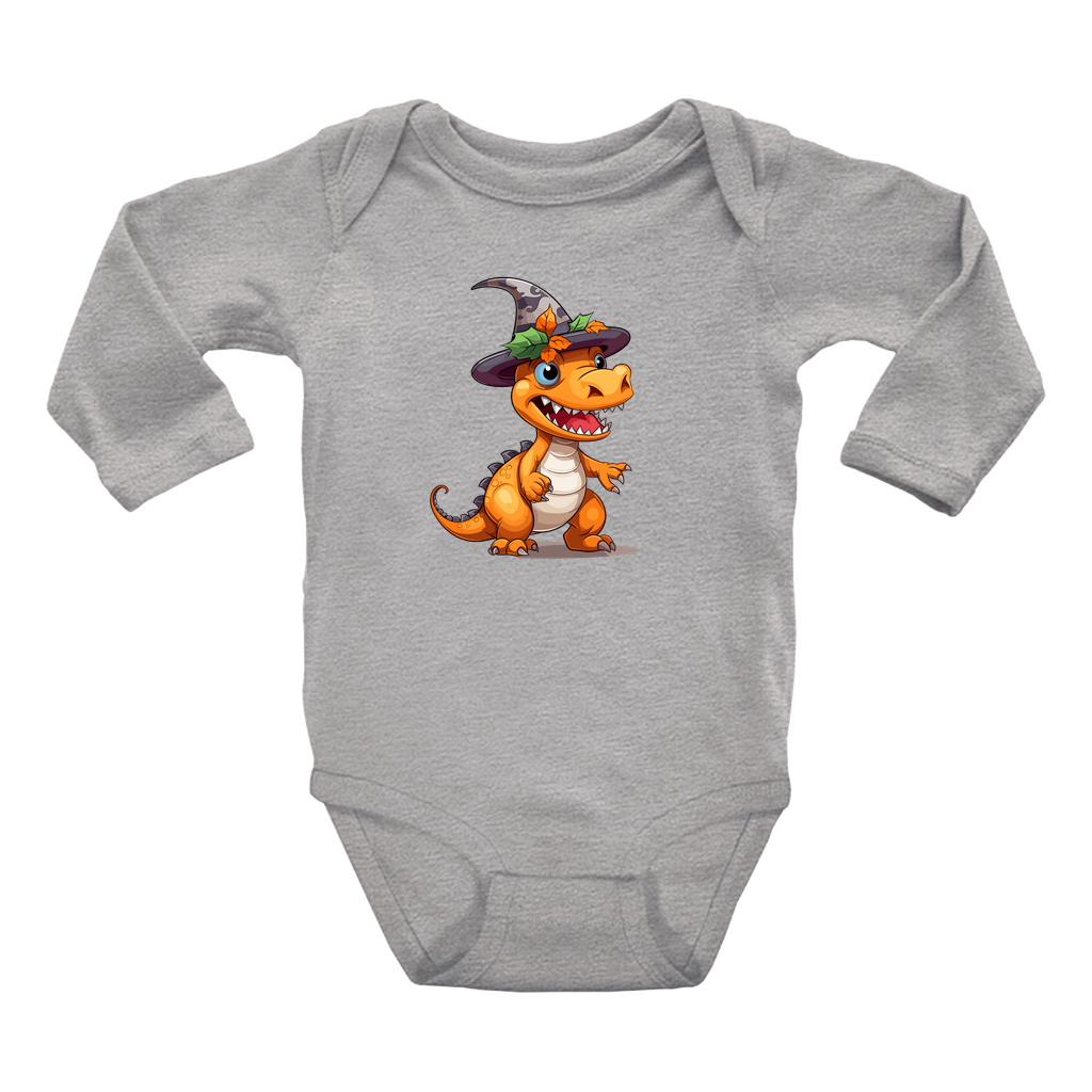 Infant Halloween Dinosaur Long Sleeve Onesie