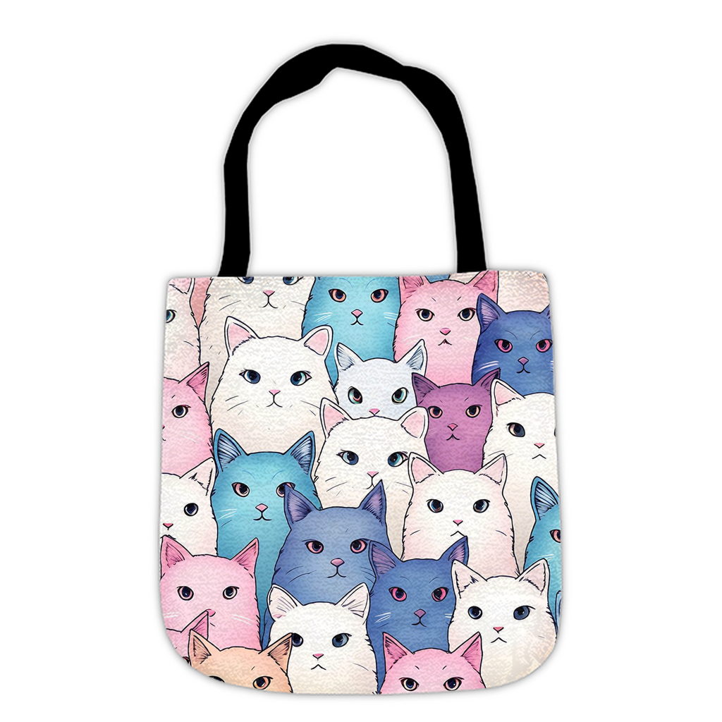 Tapestry Tote Cute Cat Bag Blue Hobo Bag Tapestry Shoulder Bag Jacquard Woven Tote Bag Tapestry Tote Kids Grocery Bags Art Cat Mom Totes All Over Print Bags Cat Lover Tote Bags Gobelin Tapestry Shoulder Bag Woven Tote Bag Cat Lover Gift for Mom