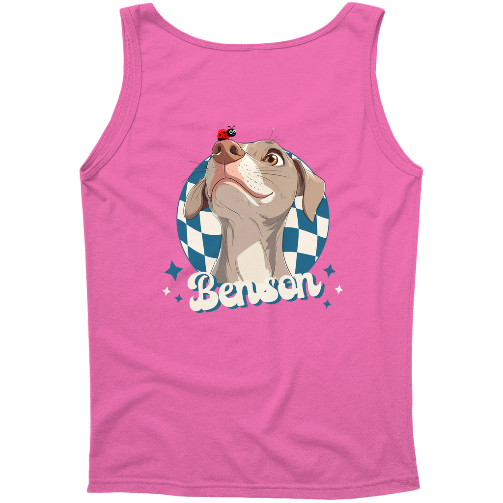 Bella + Canvas 3480 Unisex Jersey Tank – Whimsical Animal & Insect Portrait.