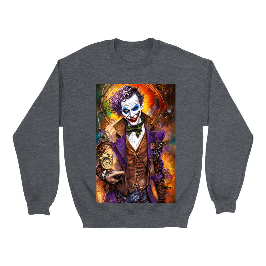 Steampunk Joker Sweatshirt, for a casual look or special occasions like Halloween