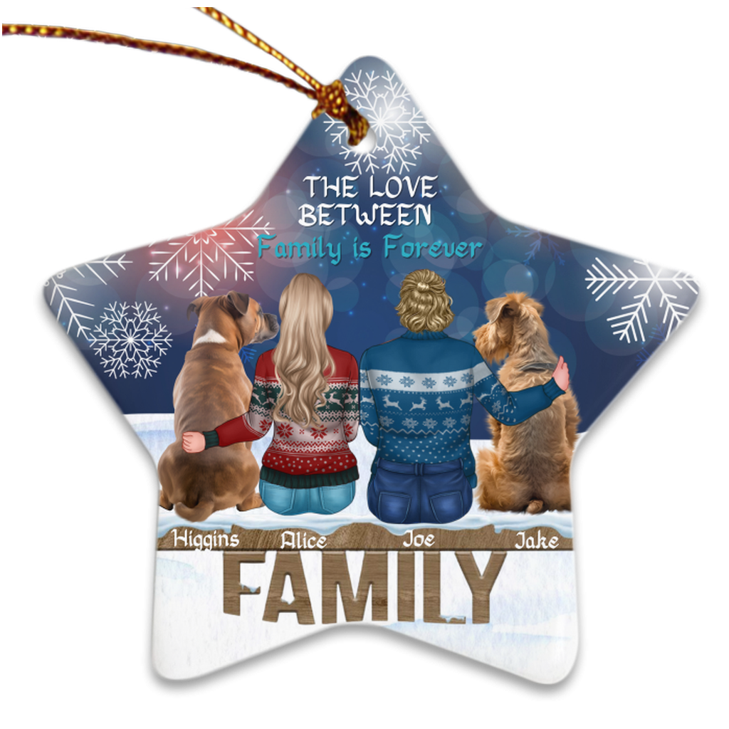 Personalized and Customized Christmas Porcelain Ornaments