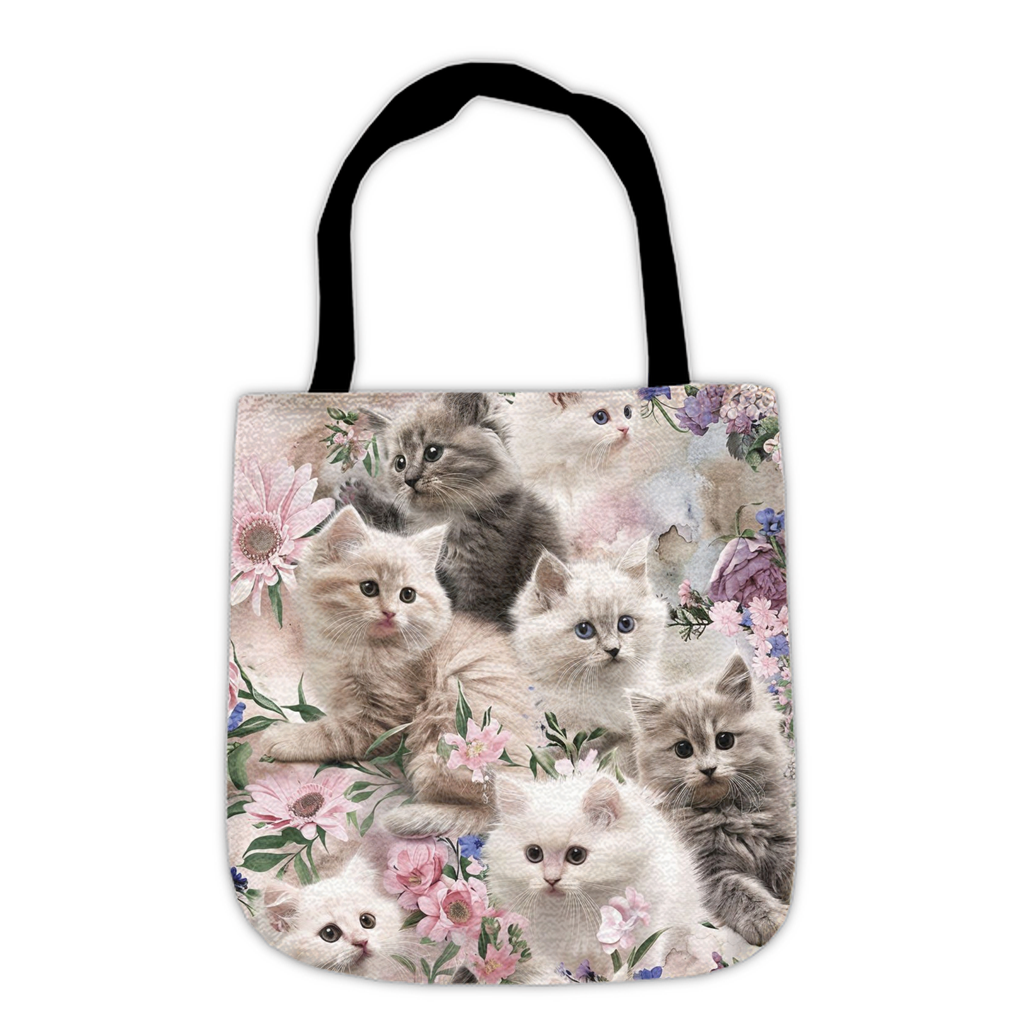 Tapestry Tote Cute Cat Bag Beige Persian Hobo Bag Tapestry Shoulder Bag Jacquard Woven Tote Bag Tapestry Tote Kids Grocery Bags Art Cat Mom