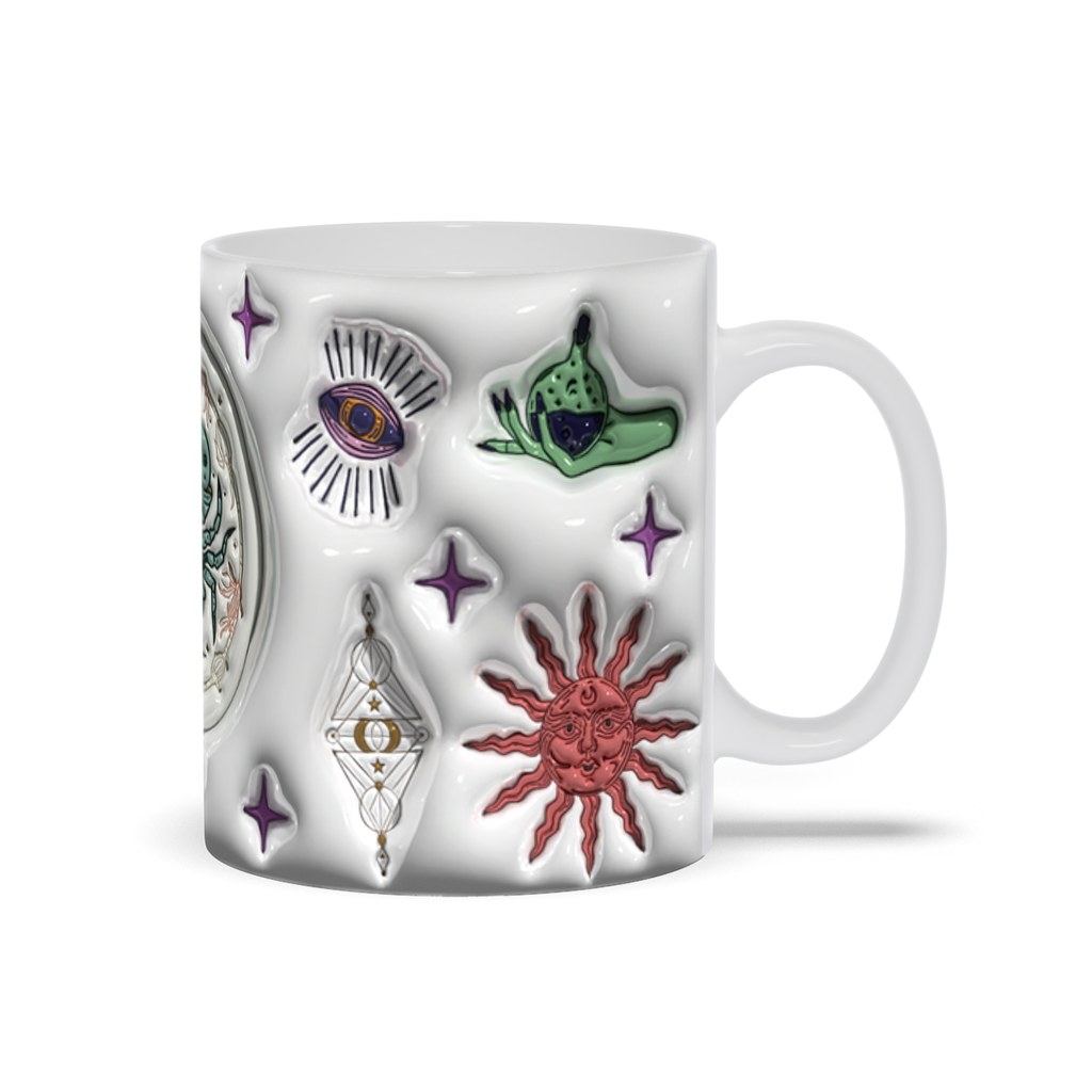 Cosmic Brew:  Inflated Zodiac Sign Mugs – “Cancer”