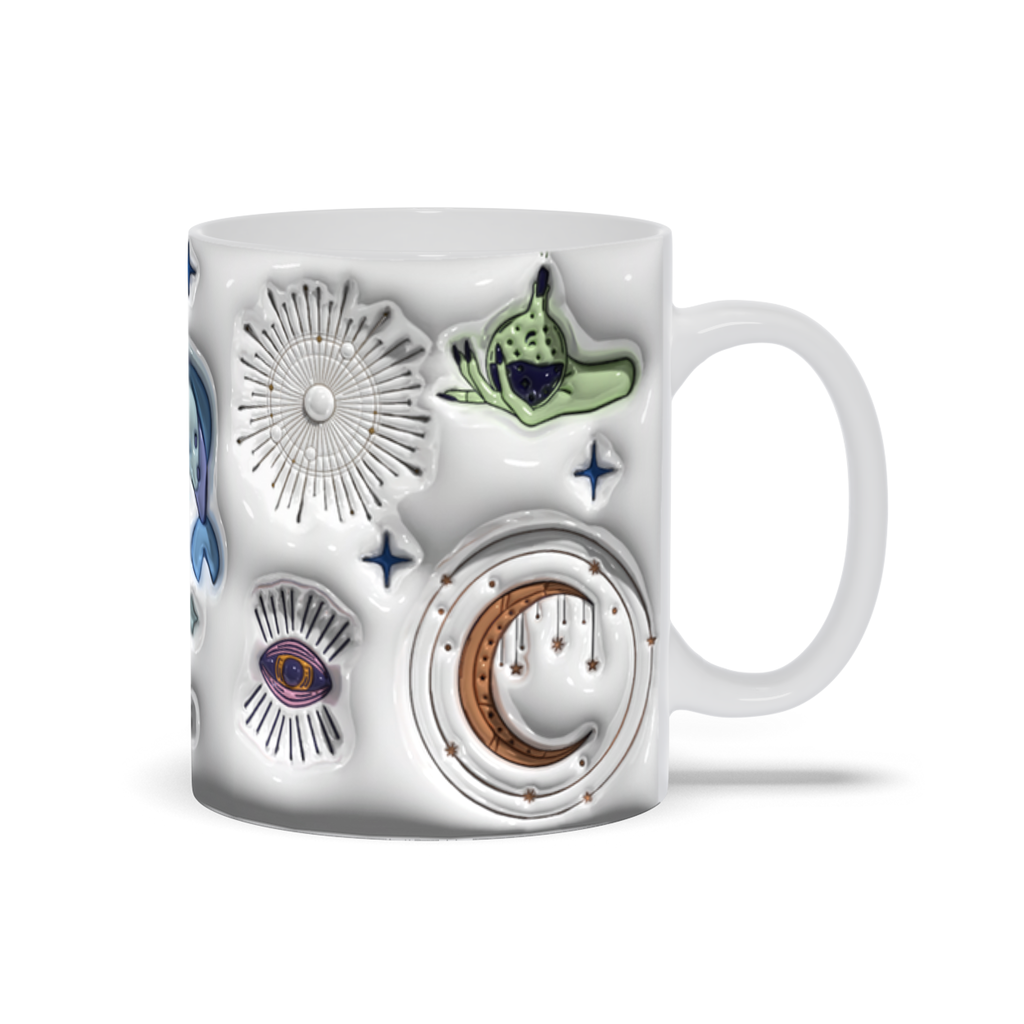 Cosmic Brew:  Inflated Zodiac Sign Mugs – “Pisces”