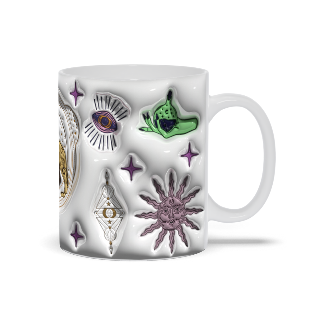 Cosmic Brew:  Inflated Zodiac Sign Mugs – “Leo”