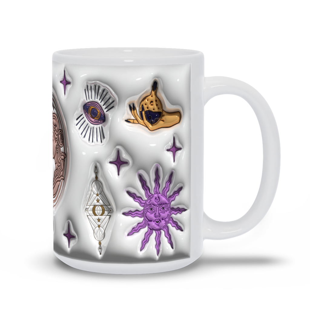 Cosmic Brew:  Inflated Zodiac Sign Mugs – “Gemini”