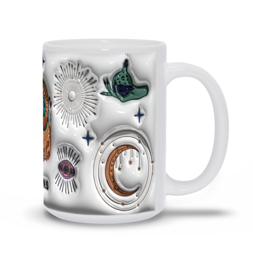 Cosmic Brew:  Inflated Zodiac Sign Mugs – “Capricornus”