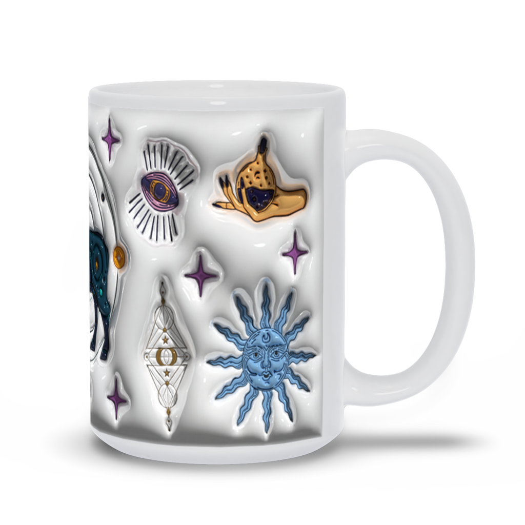 Cosmic Brew:  Inflated Zodiac Sign Mugs – “Taurus”