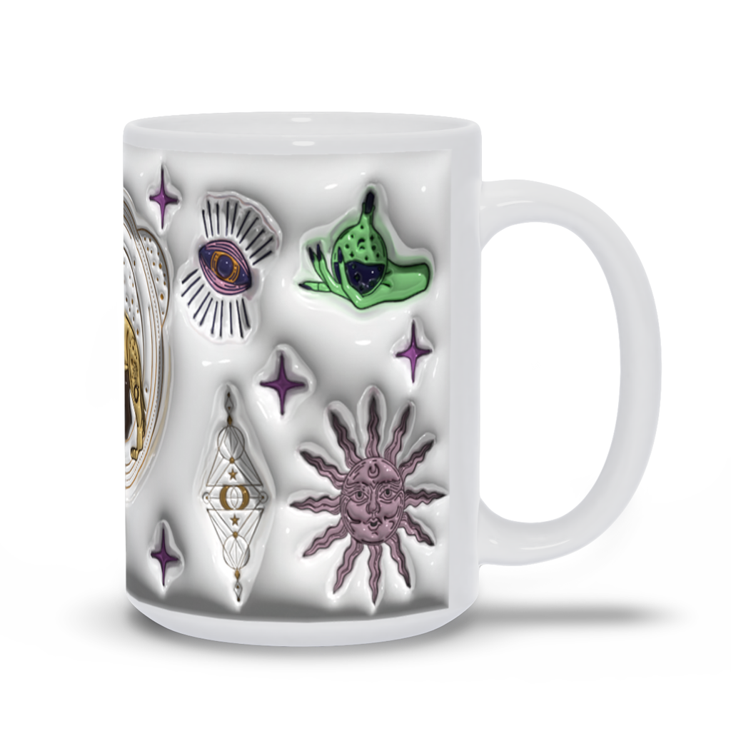 Cosmic Brew:  Inflated Zodiac Sign Mugs – “Leo”