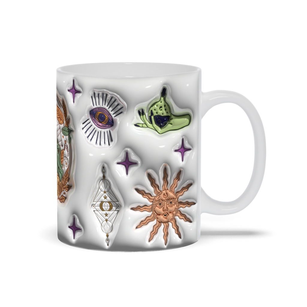 Cosmic Brew:  Inflated Zodiac Sign Mugs – “Virgo”