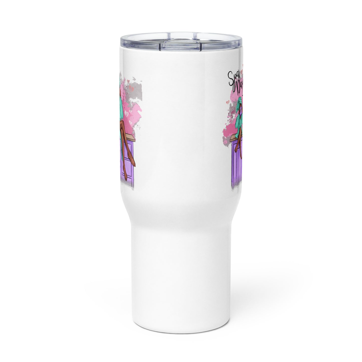 Sip in Style with Our Customizable Spa Day, Mother and Daughter, Stainless Steel Travel Mug - Where Elegance Meets Functionality!