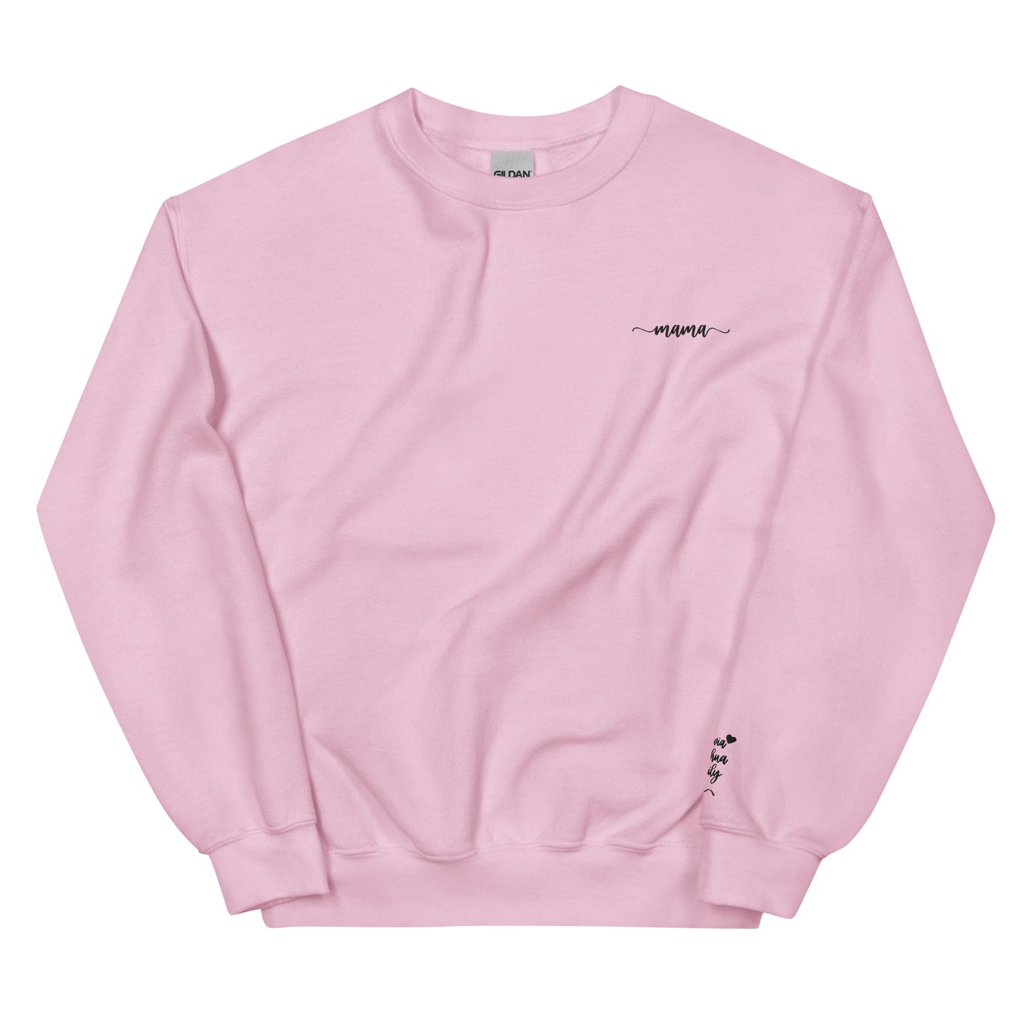 Embrace the Warmth:  Personalized Family Love Sweatshirt - Perfect for Mother's Day, Birthdays and Christmas.  Gildan 18000 Crew Neck.