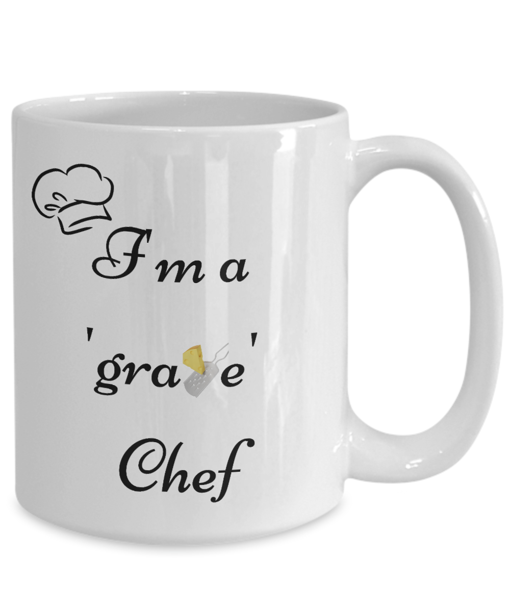 Start Your Morning with a Smile:  Discover Our Chef-Inspired Humorous Mugs!