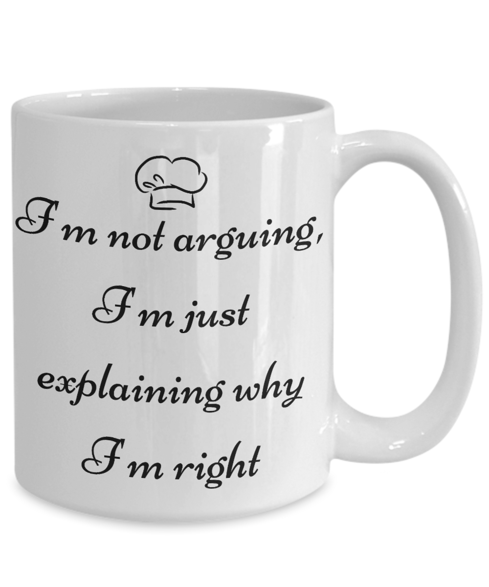 Start Your Morning with a Smile:  Discover Our Chef-Inspired Humorous Mugs!