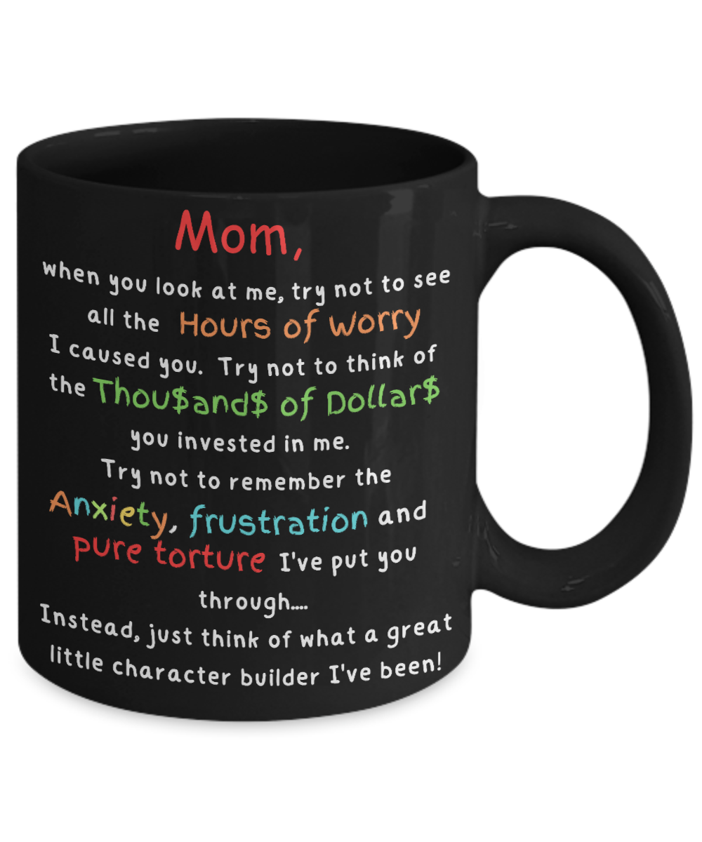 Laugh & Sip:  Delightful Character Builder Mugs for Mom - Perfect for Every Sip & Smile!g