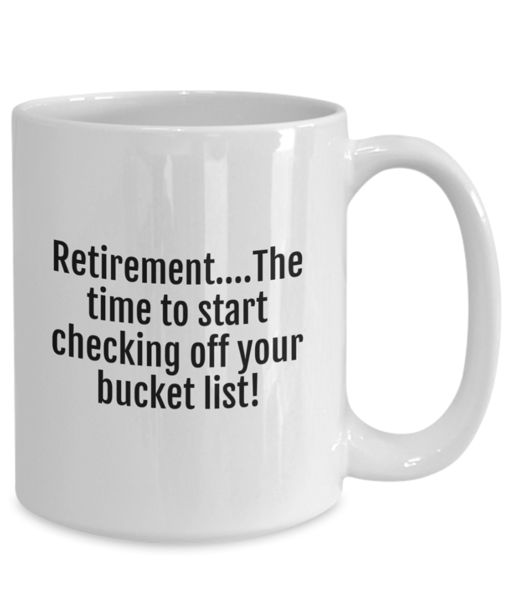 Cheers to Retirement:  Durable & Humorous Mugs for the Perfect Send-Off!