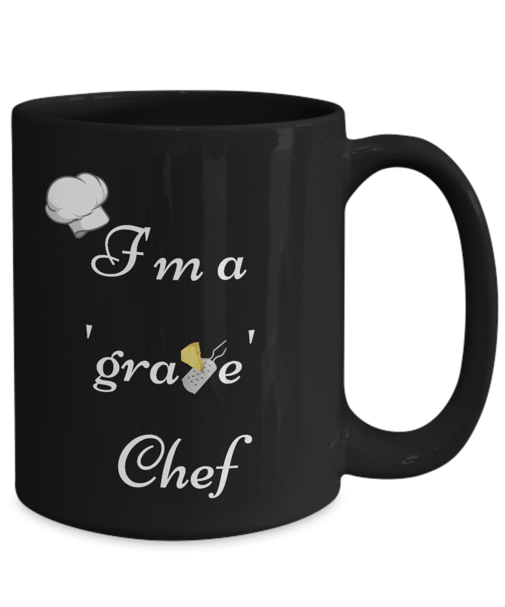 Start Your Morning with a Smile:  Discover Our Chef-Inspired Humorous Mugs!