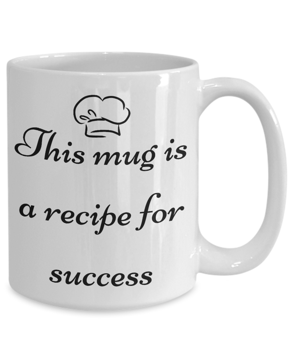 Start Your Morning with a Smile:  Discover Our Chef-Inspired Humorous Mugs!