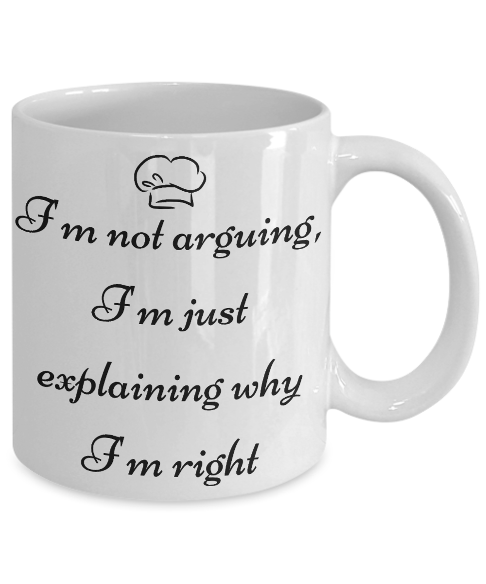 Start Your Morning with a Smile:  Discover Our Chef-Inspired Humorous Mugs!