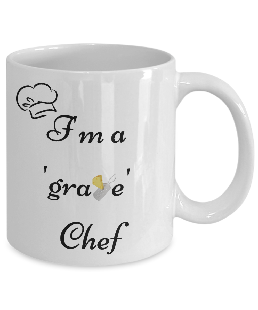 Start Your Morning with a Smile:  Discover Our Chef-Inspired Humorous Mugs!