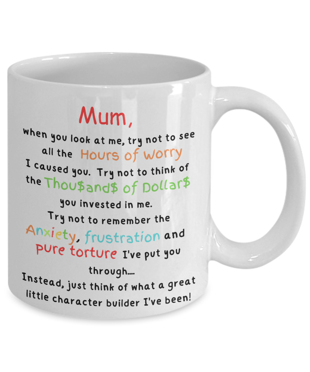 Laugh & Sip:  Delightful Character Builder Mugs for Mum - Perfect for Every Sip & Smile!