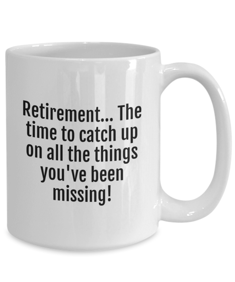 Cheers to Retirement:  Durable & Humorous Mugs for the Perfect Send-Off!