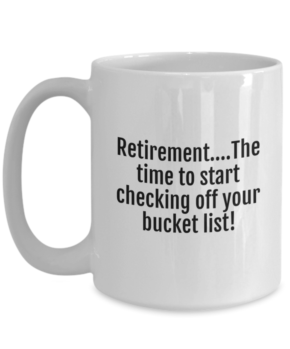 Cheers to Retirement:  Durable & Humorous Mugs for the Perfect Send-Off!