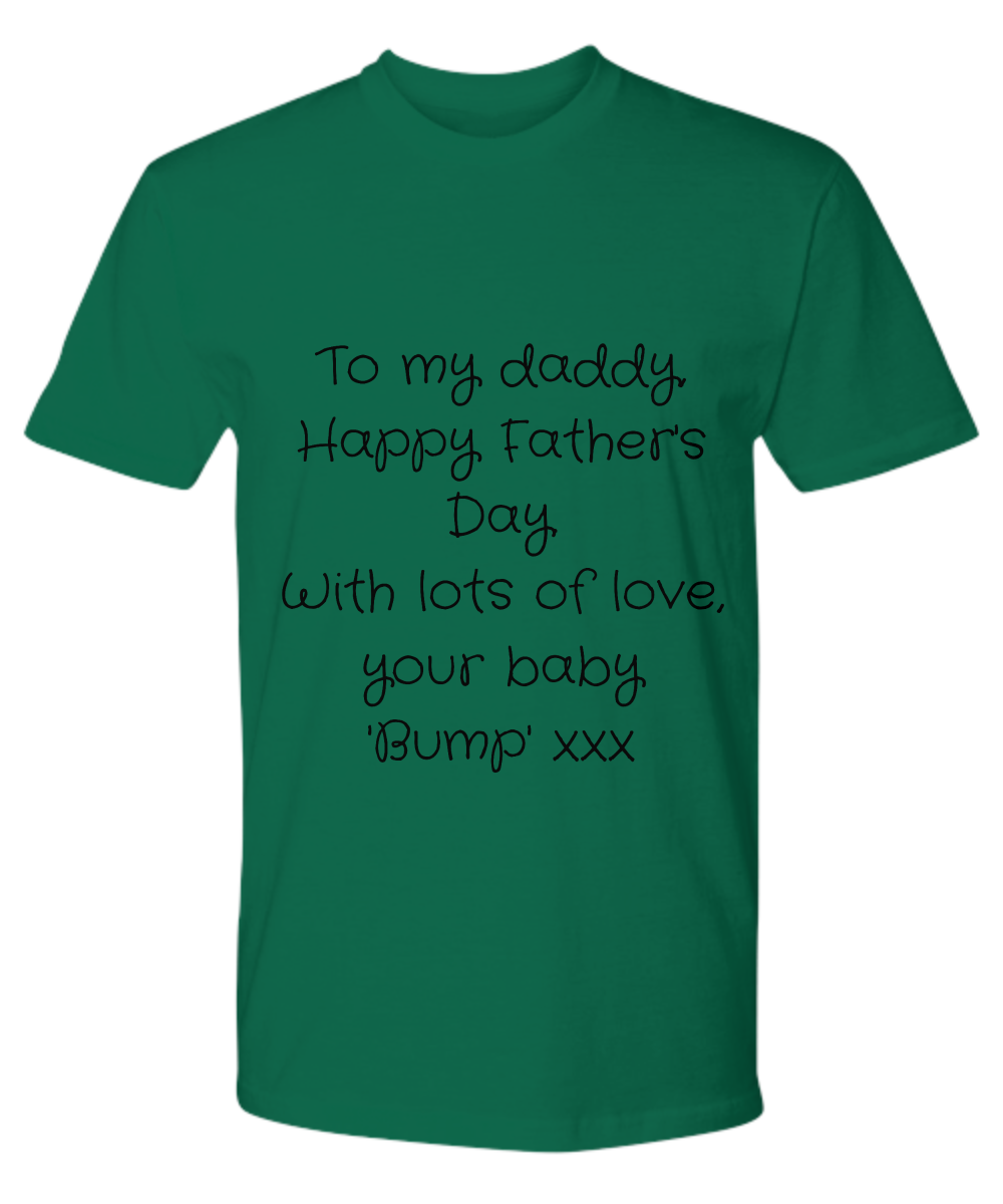 Father's Day T-shirt, Father's Day Tee, Gifts for Dad, Father's Day Ideas, Father's Day 'Bump'