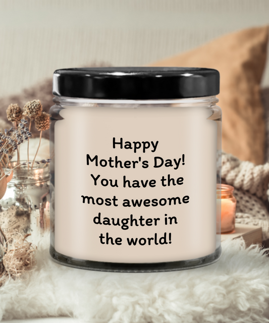 Mom's Laughter Light - Humorous Mother's Day Candle